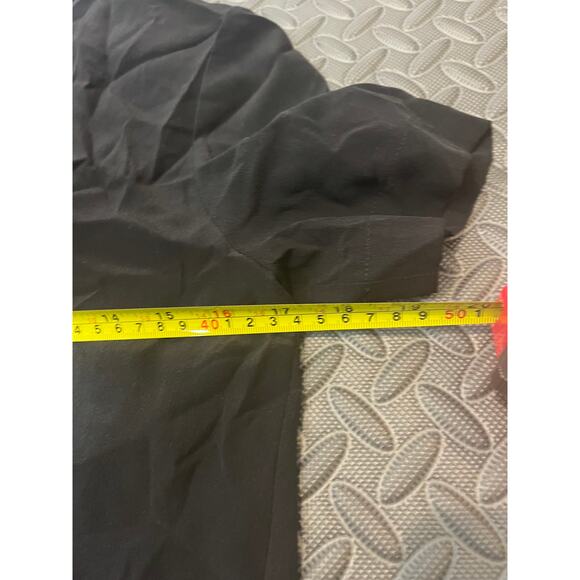 Poustovit silk top dress black mini collar womens size 6‎ - Picture 5 of 6